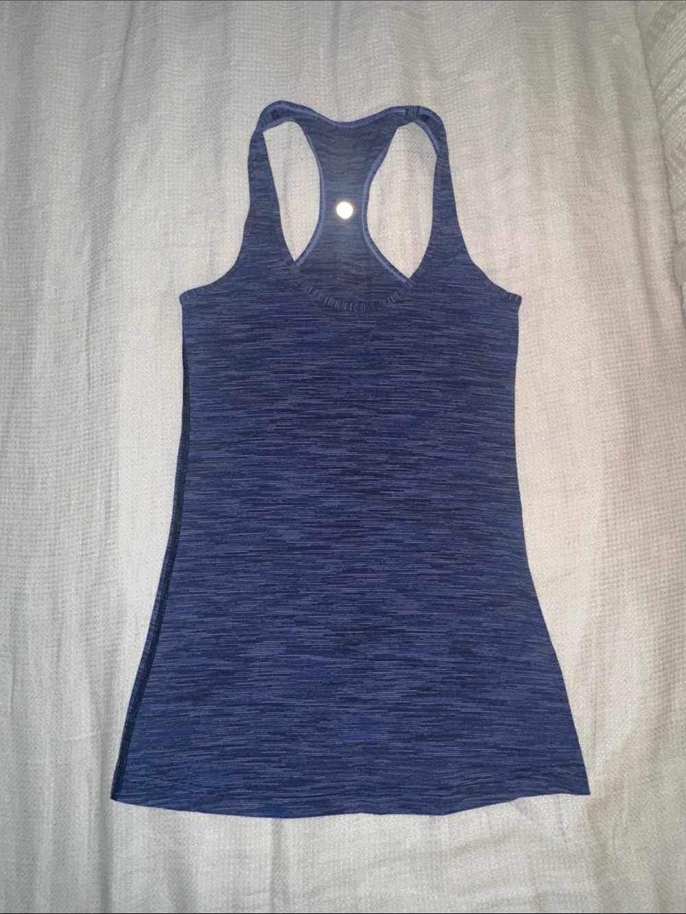lululemon athletica Heathered Navy Racerback Tank